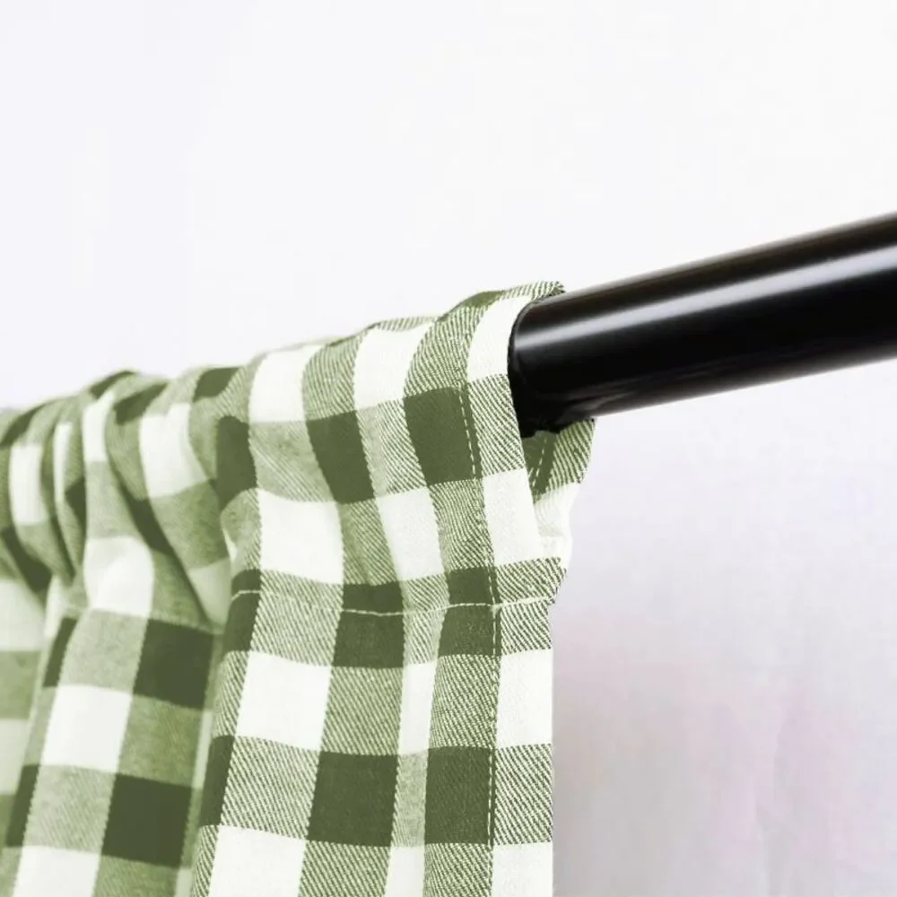Woven Trends Designer Home Modern Kitchen Curtain Panels, 24L x 29W Inches